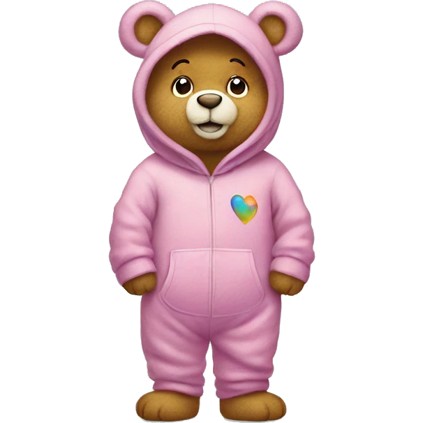 Care bear in a onesie emoji
