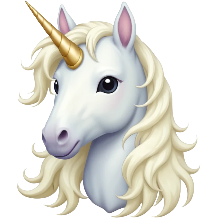 Unicornio palido emoji