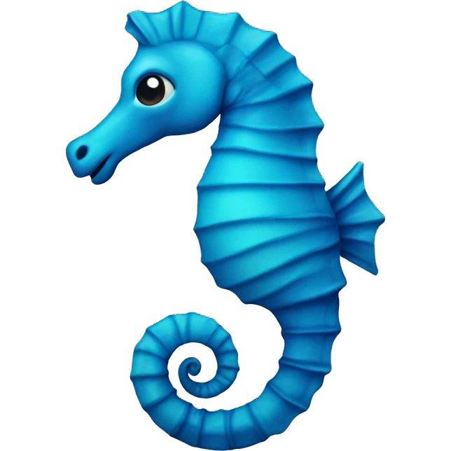 blue sea horse emoji