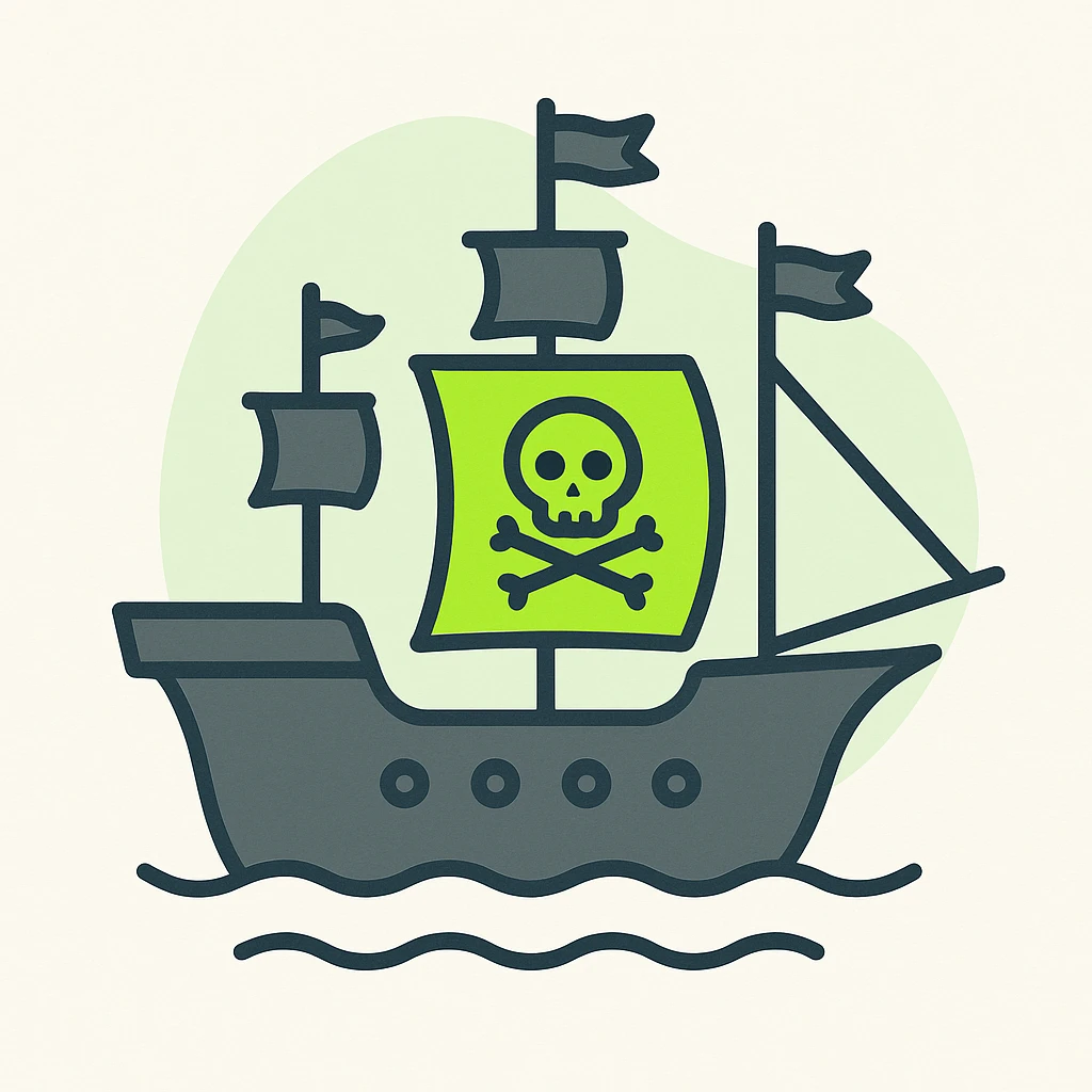 pirate ship emoji