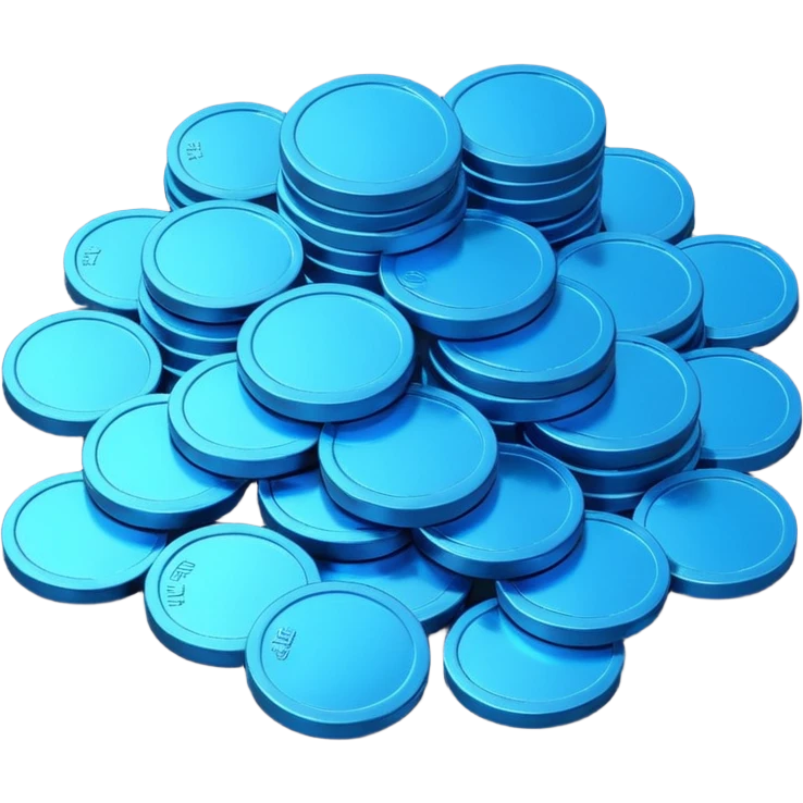 blue coins credit pack emoji