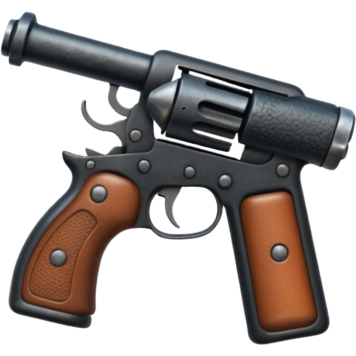 metal part gun handler short barrel emoji