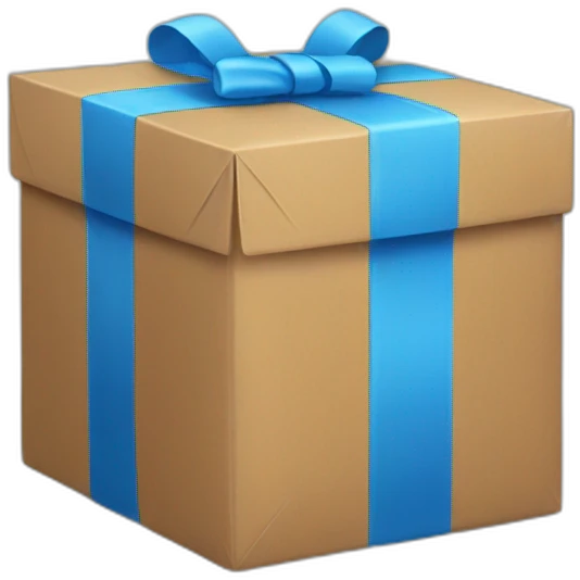 blue package emoji