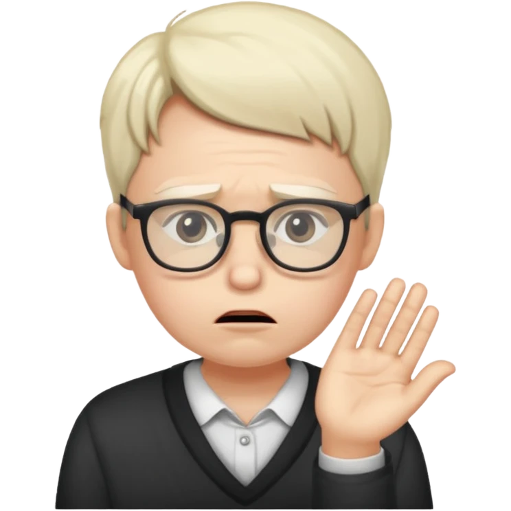 nerd plead emoji
