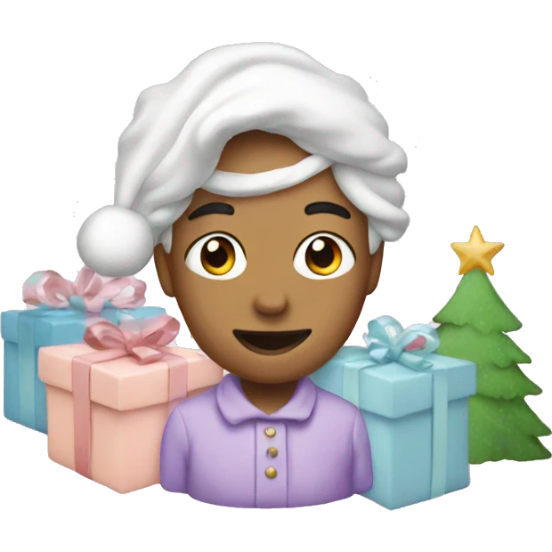 pastel christmas emoji