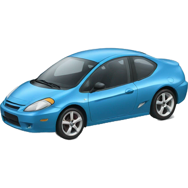 car blue emoji
