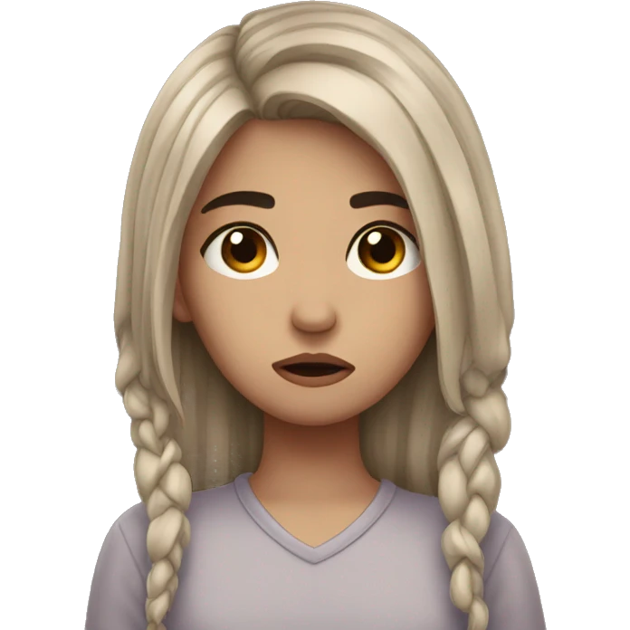 heartbroken girl emoji