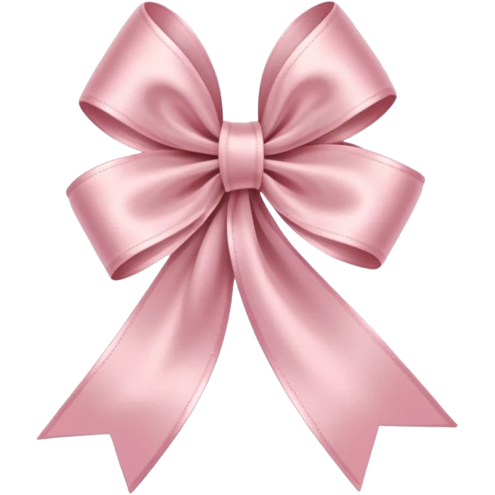 light pink ribbon emoji