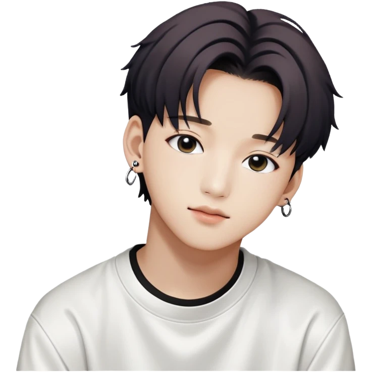 Changbin from Stray Kids, K-pop rapper emoji