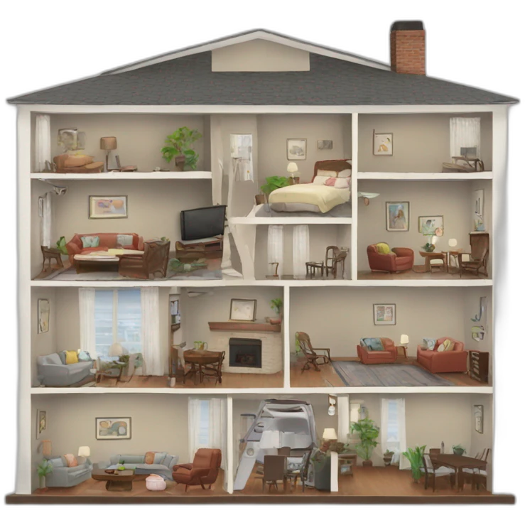 apartment residents family emoji