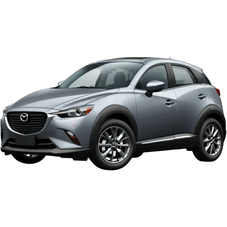 Metallic grey Mazda cx3 emoji