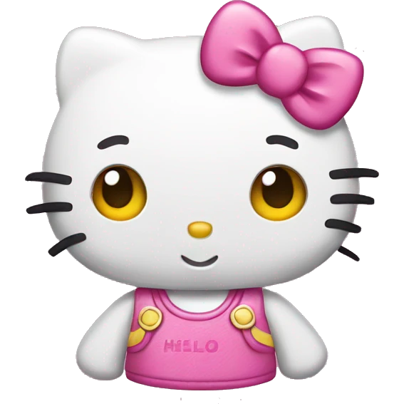 Hello kitty with abs  emoji