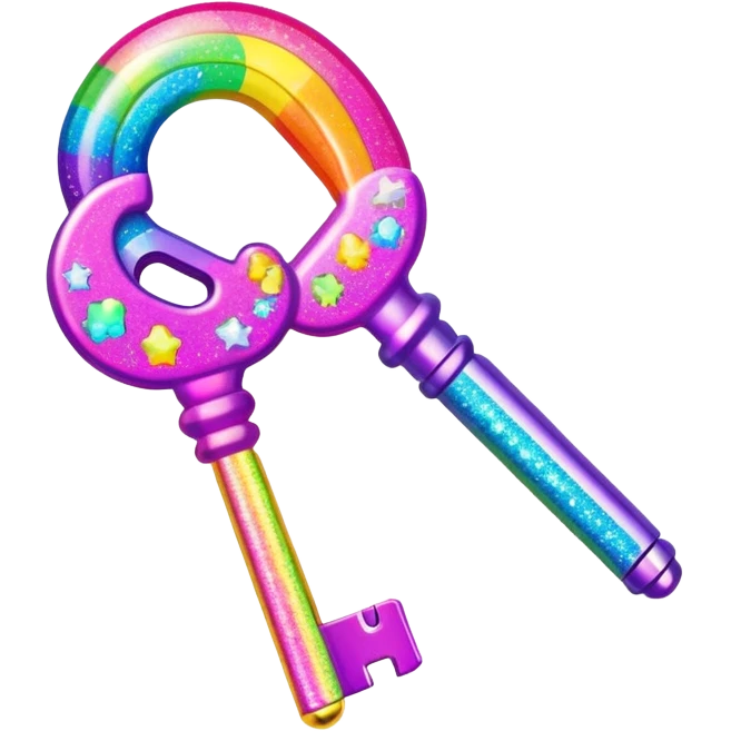 Lisa Frank key emoji