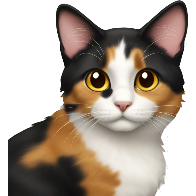 Calico cat emoji