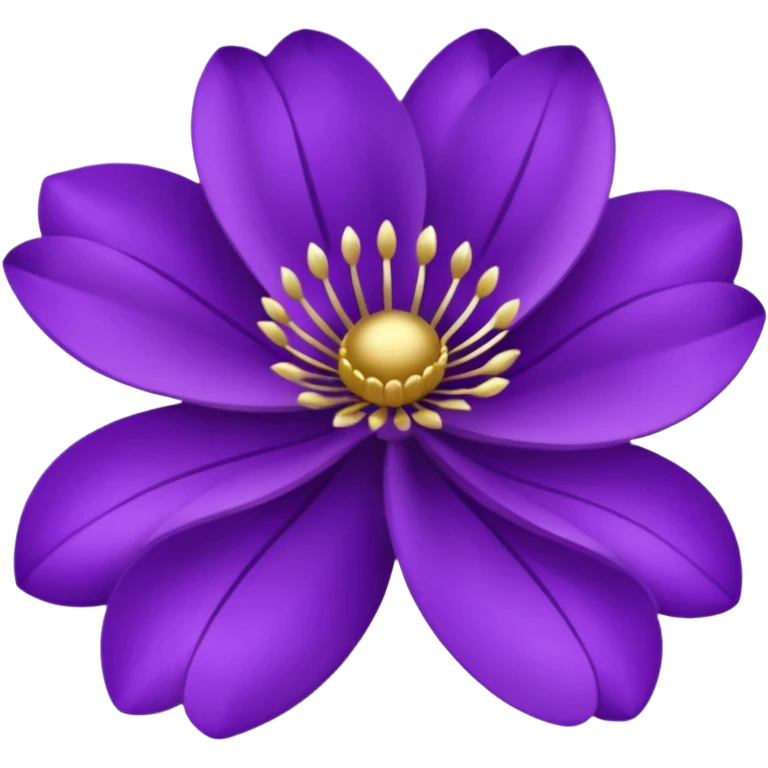 Purple flower fancy royalty emoji