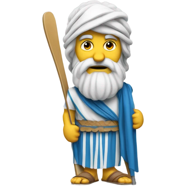 Socrates on pair of skis emoji