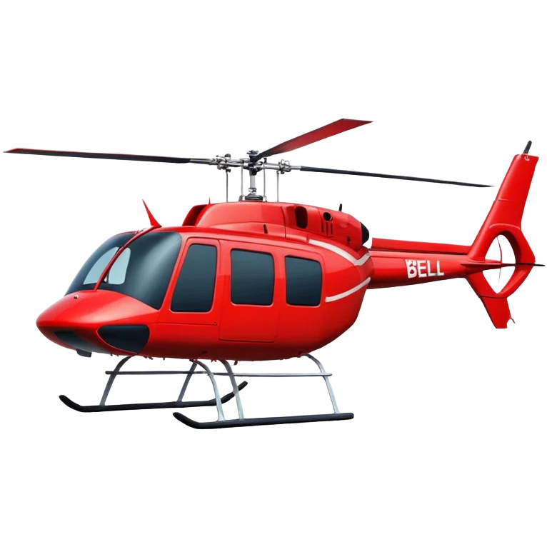 Bell 206 - Bell Helicopter (Model Year: 2021) (Iconic colour: Red) emoji