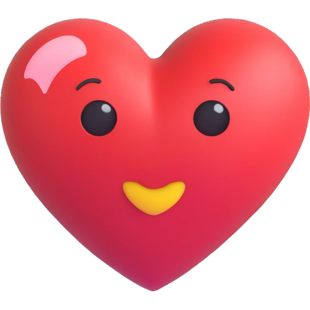 heart 3D emoji emoji