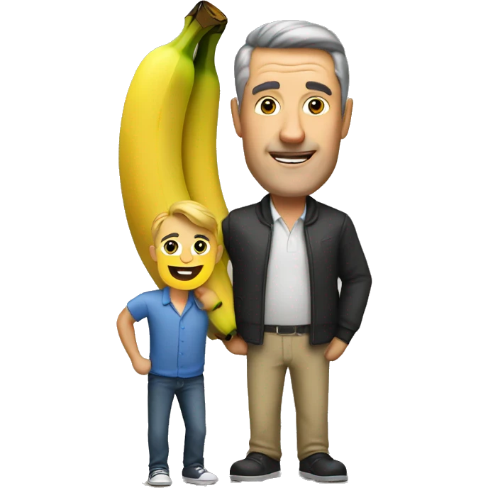 Dad has got a big banana emoji