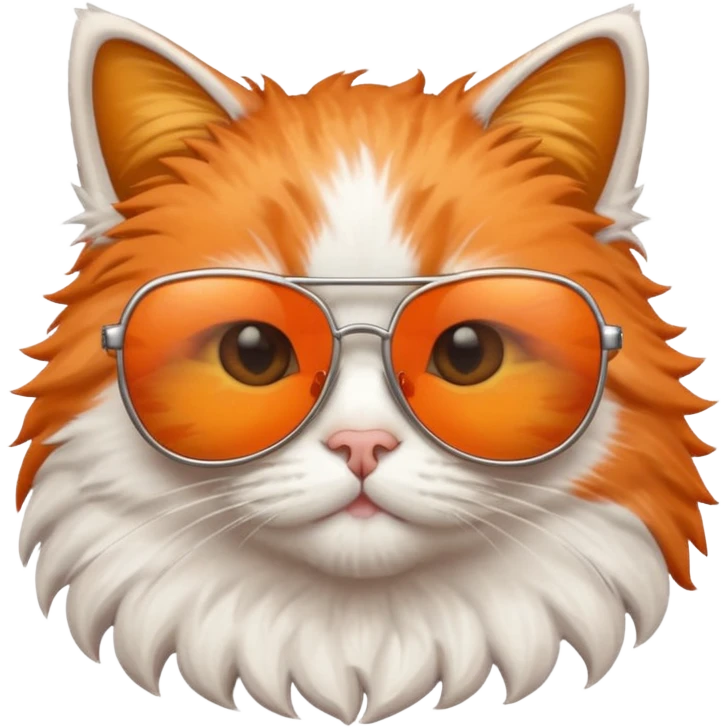 Cat wearing sunglasses emoji