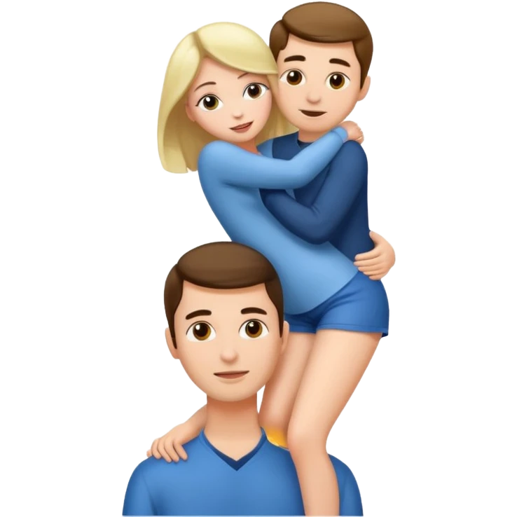 Woman standing on man’s neck emoji