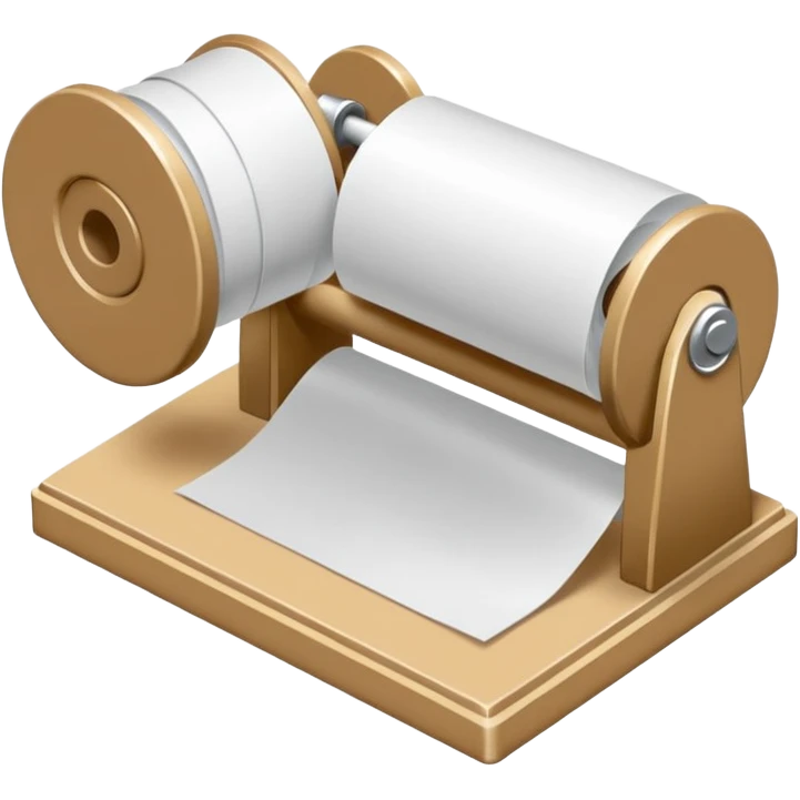 Représente moi la création d'une maquette avec un plan de travail comprenant des ciseaux du papier du scotch de la colle  du fil etc emoji