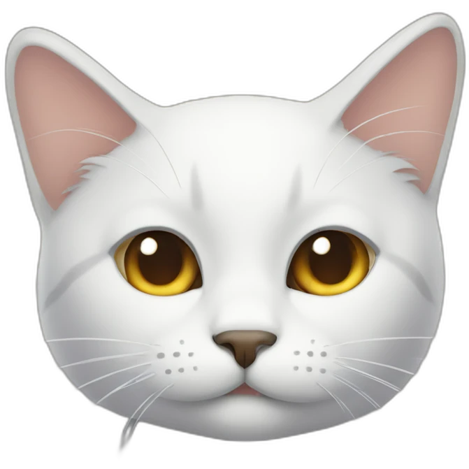 Thankful cat with wet eyes emoji