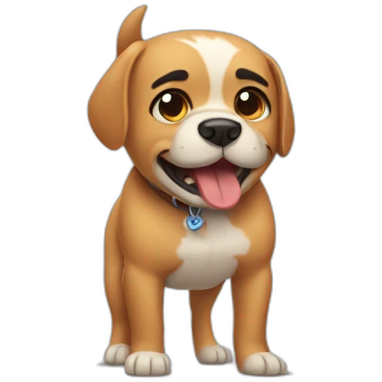 Dog América bullying  emoji