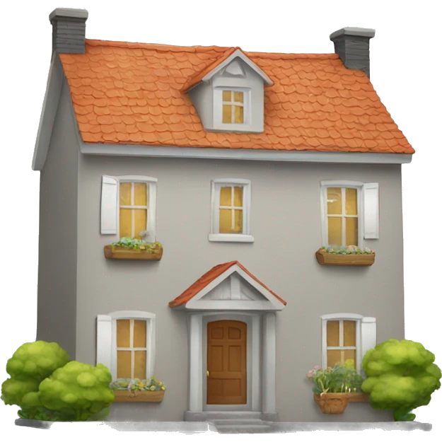 two happy cats buying a house emoji