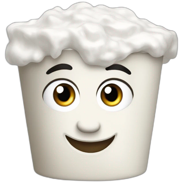 Cottage cheese emoji