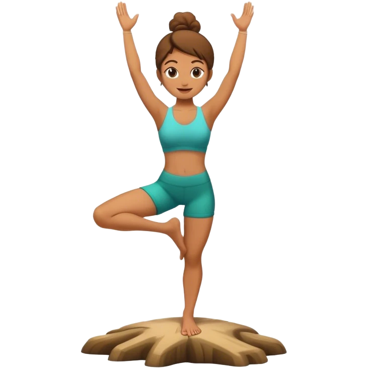 woman-doing-yoga-tree-pose emoji