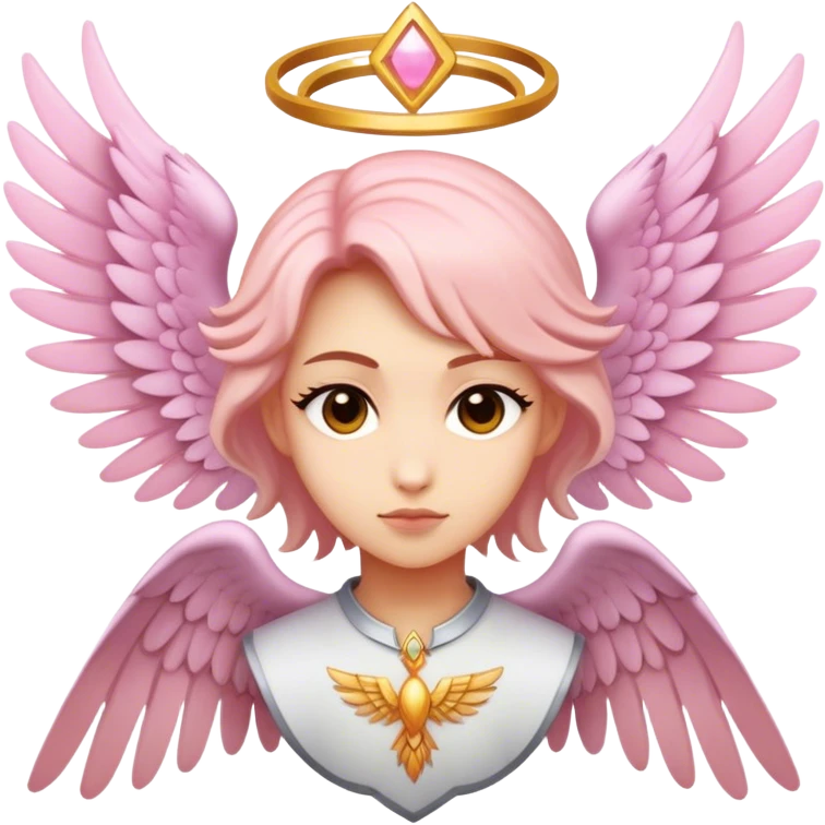 6 winged seraphim light pink emoji