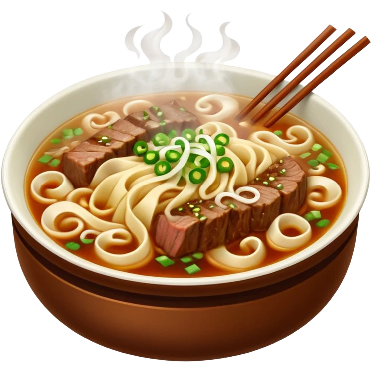 beef noodles emoji