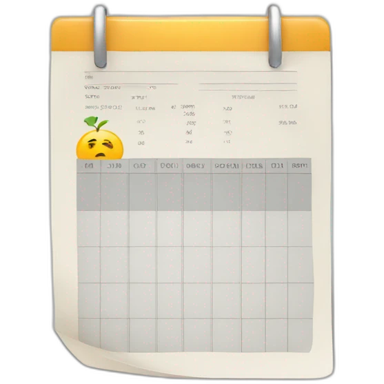 timesheet emoji