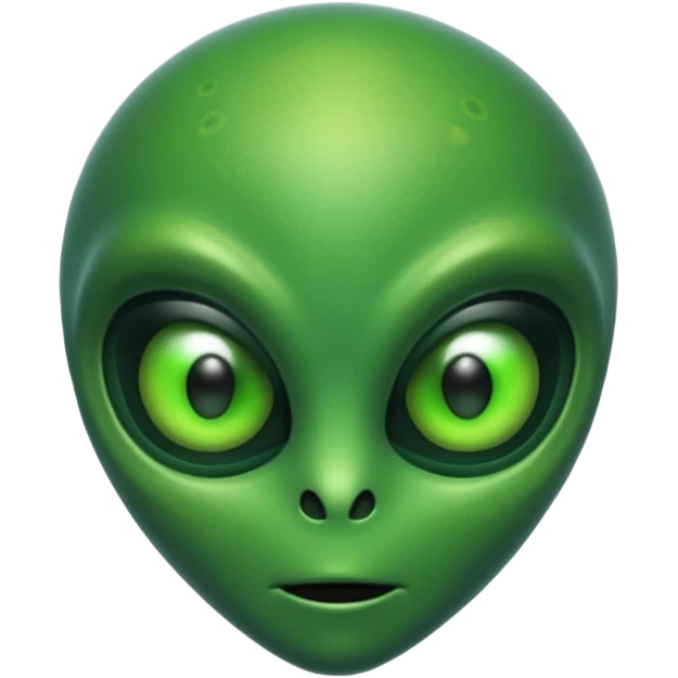 cool space emoji, alien face, glowing eyes emoji