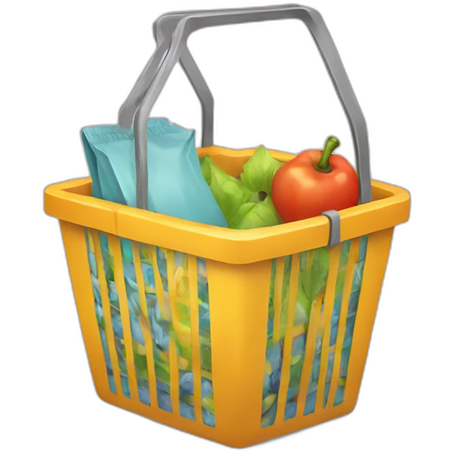 shopping basket emoji