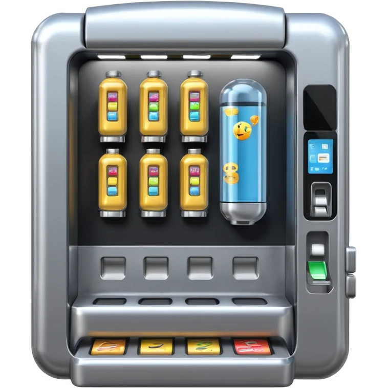 futuristic robot vending machine emoji