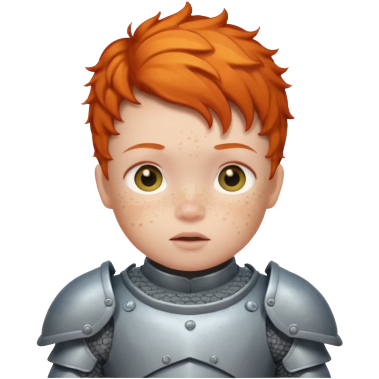 Armored ginger baby emoji