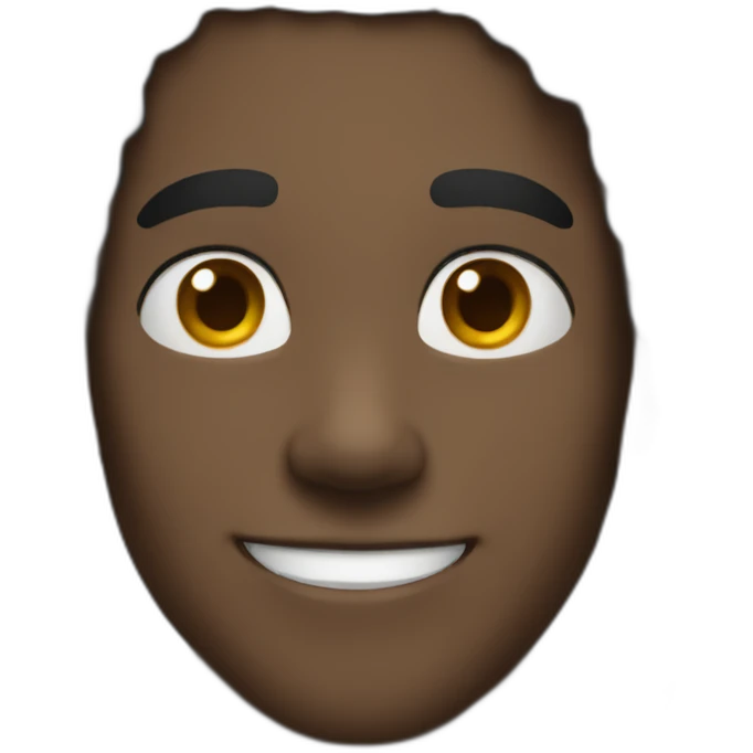 black hair guy smiling emoji