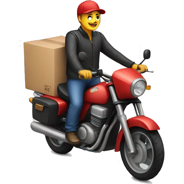 Moto delivery emoji
