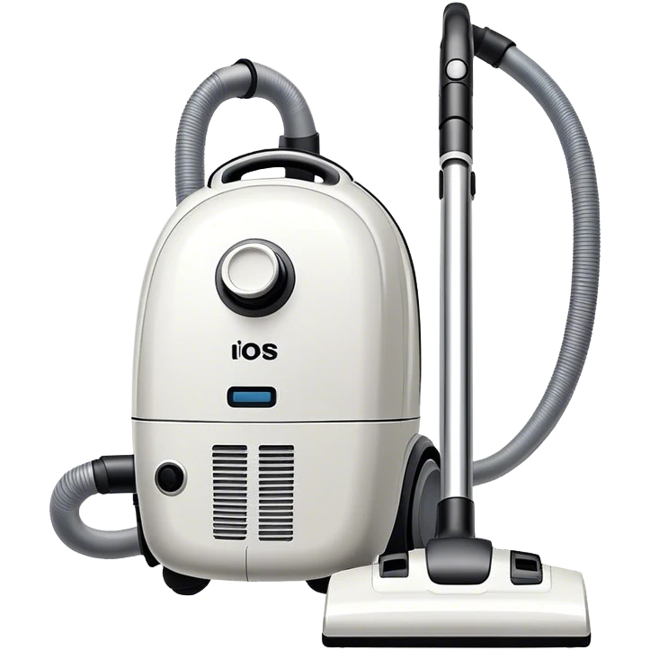 white a vacuum cleaner emoji