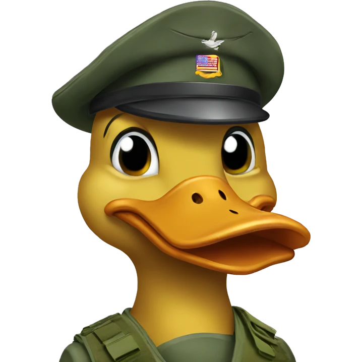 military duck emoji
