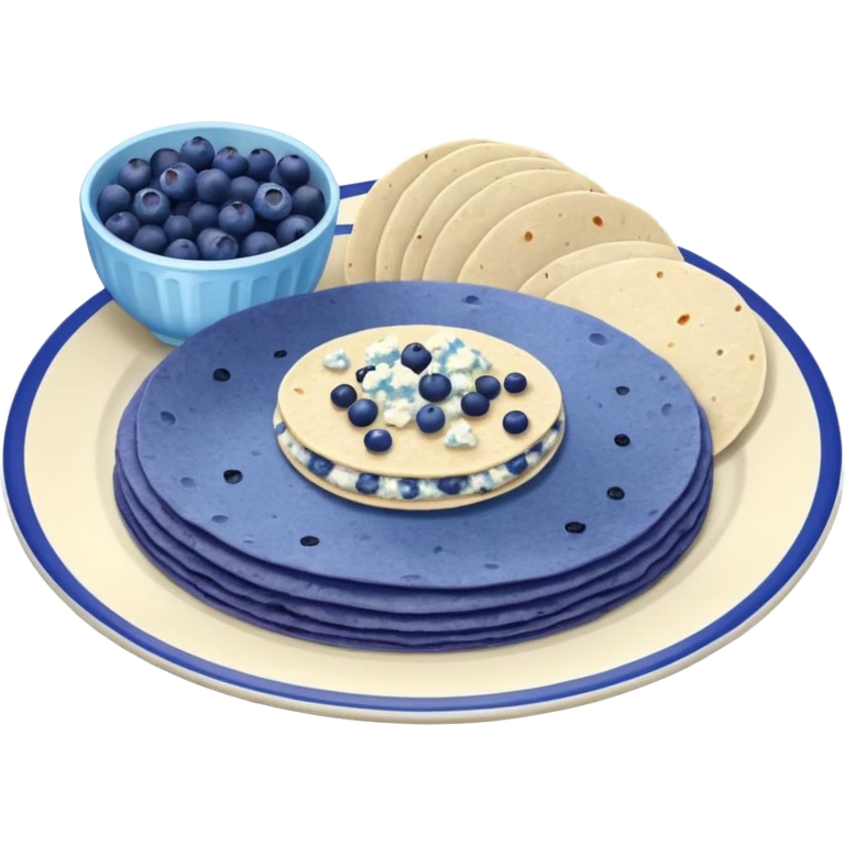 blue meal emoji