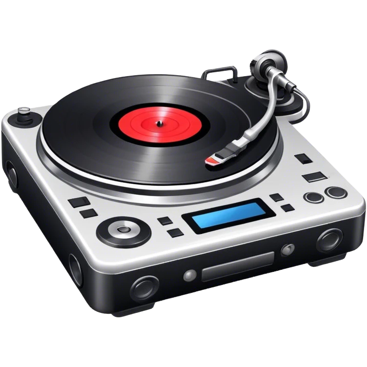 DJ turntable emoji