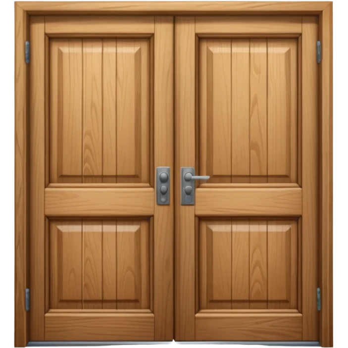 opened wooden door emoji