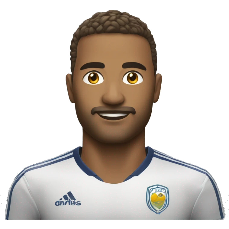 Genç bir futbol teknik direktörü emoji