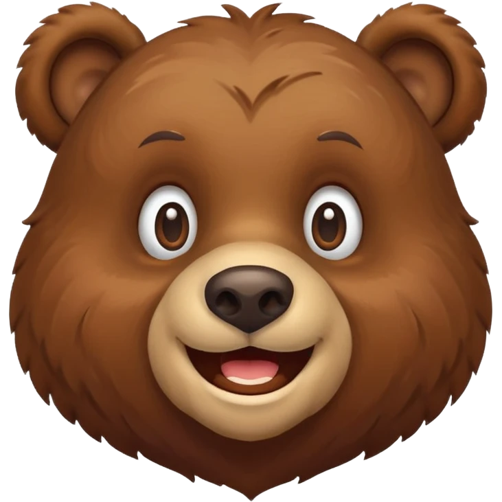 smiling bear emoji