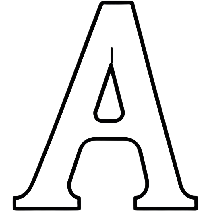 decorative letter A for Arash emoji