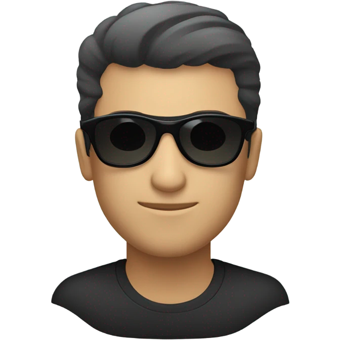 Black sunglasses emoji