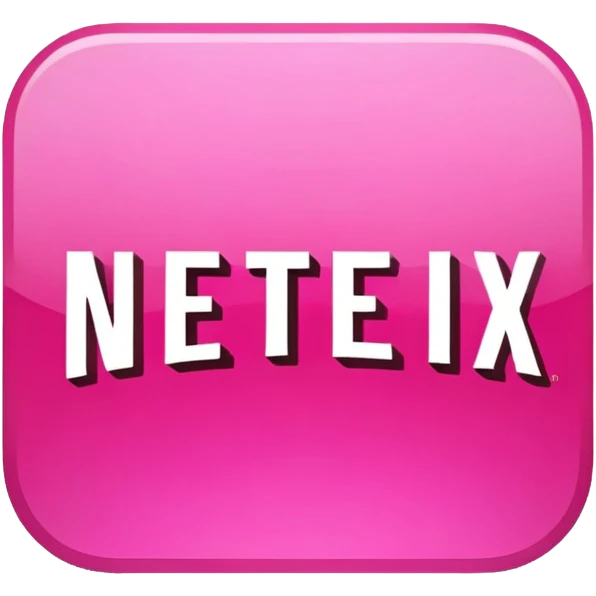 Pink netflix emoji